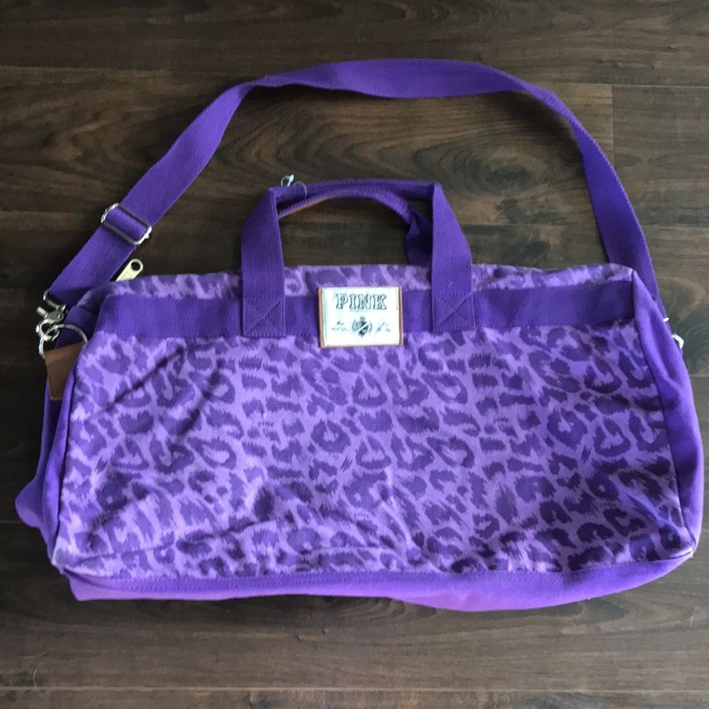 Vintage Victoria’s Secret PINK leopard duffle bag - Picture 5 of 15